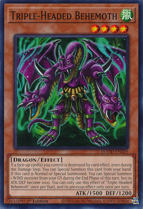Triple-Headed Behemoth - DOOD-EN029 - Common 