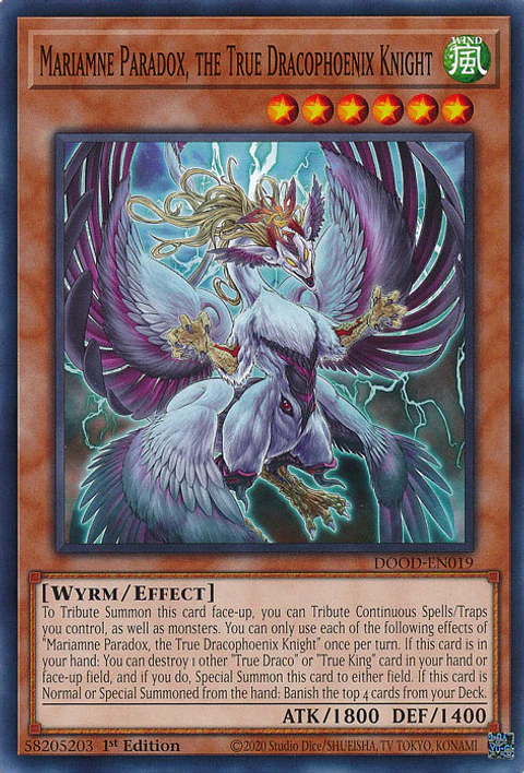 Mariamne Paradox, the True Dracophoenix Knight - DOOD-EN019 - Common 