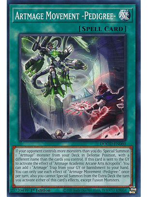 Artmage Movement -Pedigree- - DOOD-EN060 - Common 