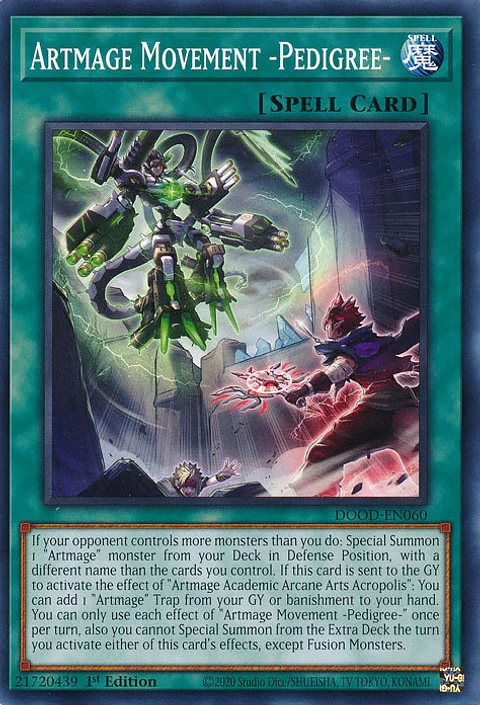Artmage Movement -Pedigree- - DOOD-EN060 - Common 