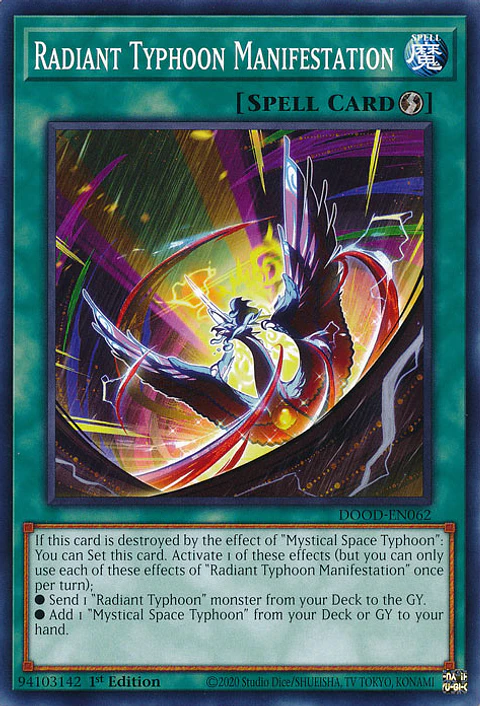 Radiant Typhoon Manifestation - DOOD-EN062 - Common 