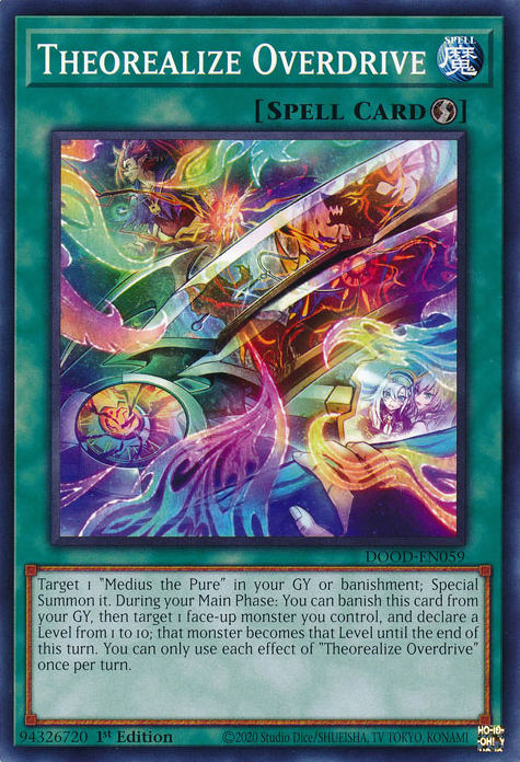 Theorealize Overdrive - DOOD-EN059 - Common  1
