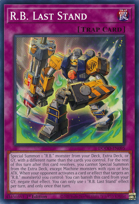 R.B. Last Stand - DOOD-EN095 - Common  1