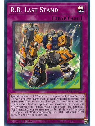 R.B. Last Stand - DOOD-EN095 - Common 