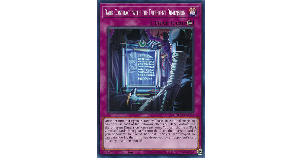 Dark Contract with the Different Dimension - DOOD-EN073 - Co