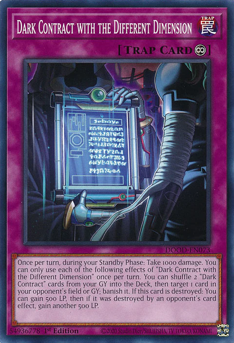 Dark Contract with the Different Dimension - DOOD-EN073 - Common 