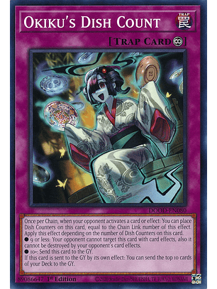 Okiku's Dish Count - DOOD-EN080 - Common 