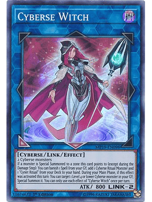 Cyberse Witch - MP19-EN098 - Super Rare