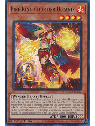 Fire King Courtier Ulcanix - MP25-EN262 - Ultra Rare 