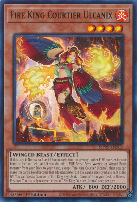 Fire King Courtier Ulcanix - MP25-EN262 - Ultra Rare 