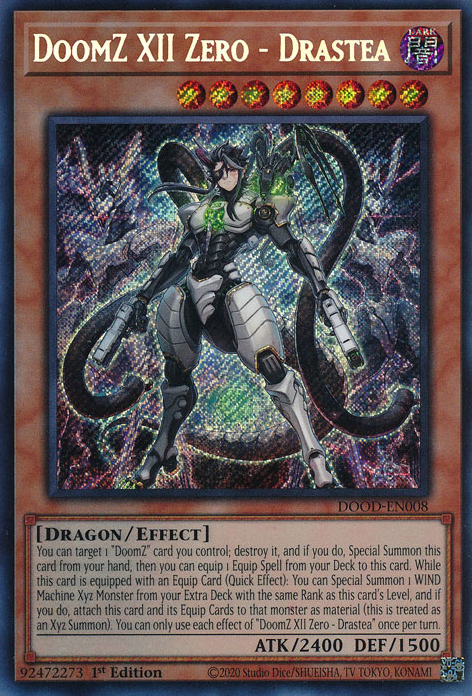 DoomZ XII Zero - Drastea - DOOD-EN008 - Secret Rare  1