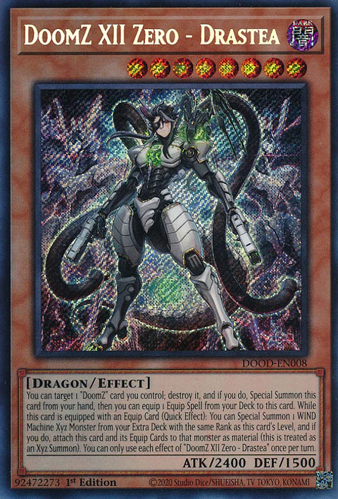DoomZ XII Zero - Drastea - DOOD-EN008 - Secret Rare 