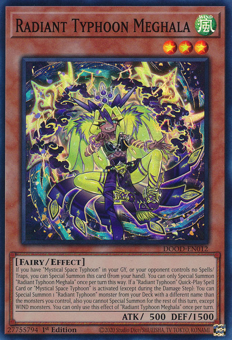 Radiant Typhoon Meghala - DOOD-EN012 - Super Rare  1