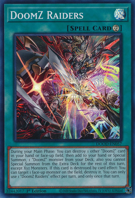 DoomZ Raiders - DOOD-EN057 - Super Rare  1