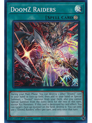 DoomZ Raiders - DOOD-EN057 - Super Rare 