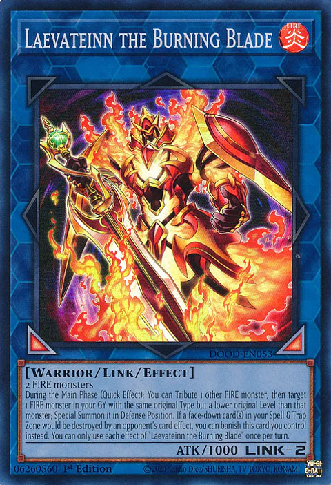 Laevateinn the Burning Blade - DOOD-EN053 - Super Rare 
