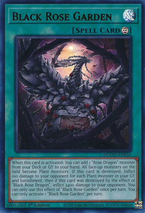 Black Rose Garden - DOOD-EN055 - Ultra Rare  1