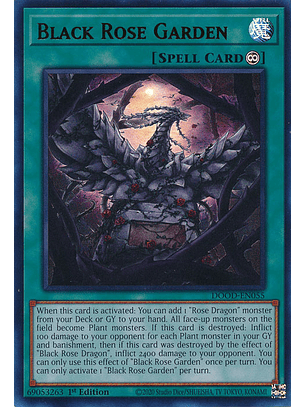 Black Rose Garden - DOOD-EN055 - Ultra Rare 