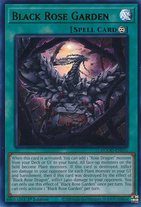 Black Rose Garden - DOOD-EN055 - Ultra Rare 