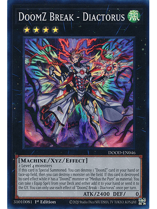 DoomZ Break - Diactorus - DOOD-EN046 - Super Rare 