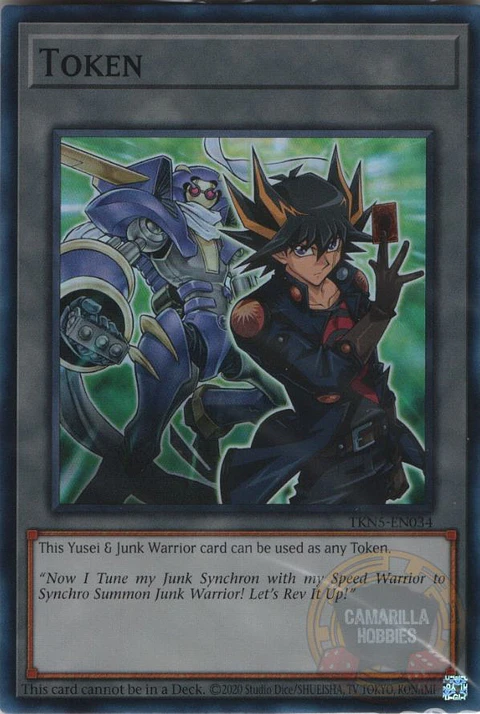 "Token" (Yusei and "Junk Warrior") - TKN5-EN034 - Super Rare