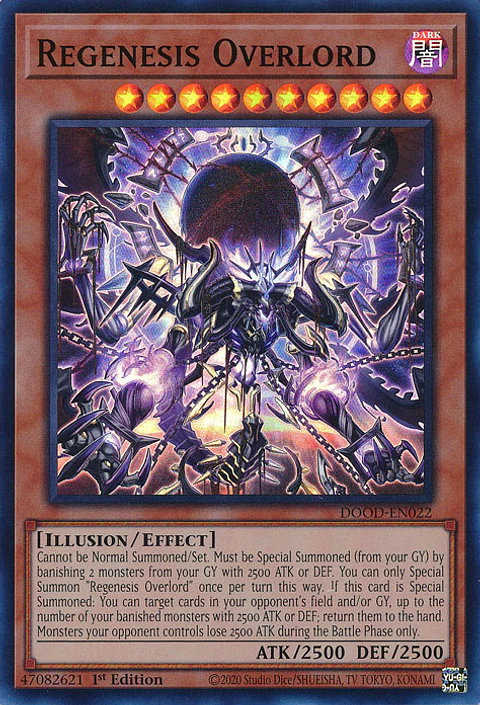 Regenesis Overlord - DOOD-EN022 - Super Rare 