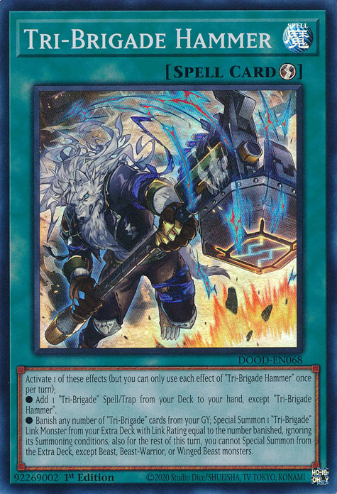 Tri-Brigade Hammer - DOOD-EN068 - Super Rare  1