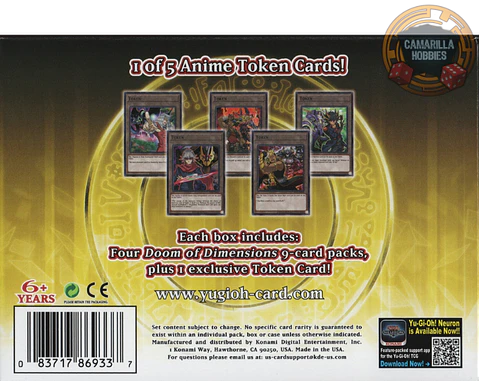 Doom of Dimensions Token Box 