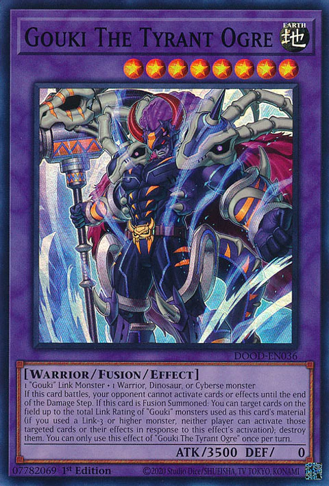 Gouki The Tyrant Ogre - DOOD-EN036 - Super Rare 