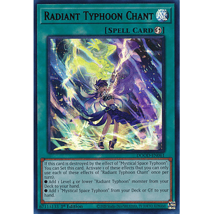 Radiant Typhoon Chant - DOOD-EN061 - Ultra Rare 