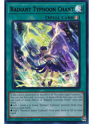 Radiant Typhoon Chant - DOOD-EN061 - Ultra Rare 