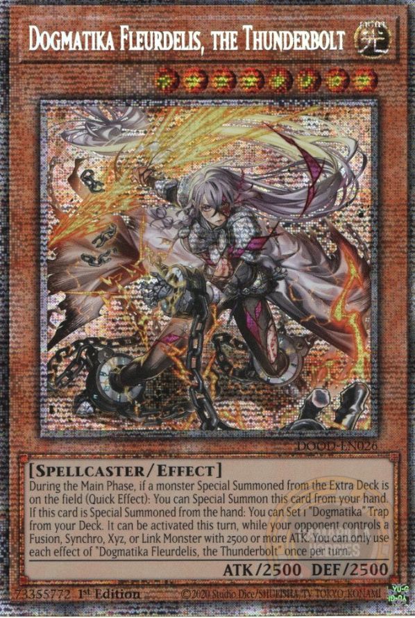 Dogmatika Fleurdelis, the Thunderbolt - DOOD-EN026 - Starlight Rare  1