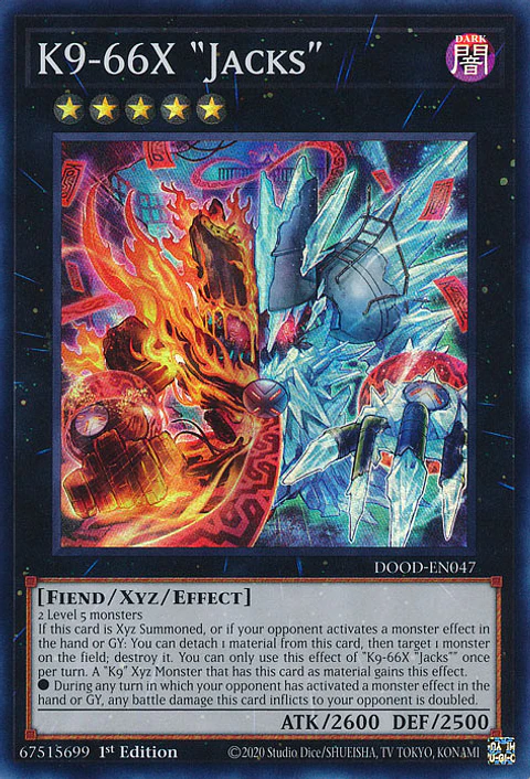 K9-66X "Jacks" - DOOD-EN047 - Super Rare 