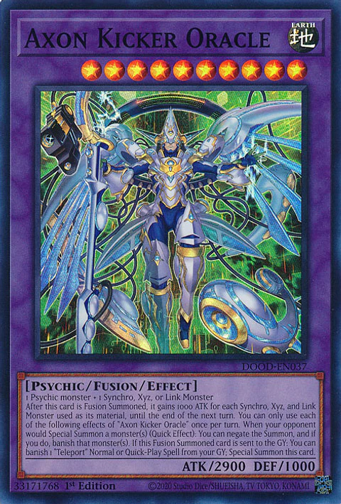 Axon Kicker Oracle - DOOD-EN037 - Super Rare 