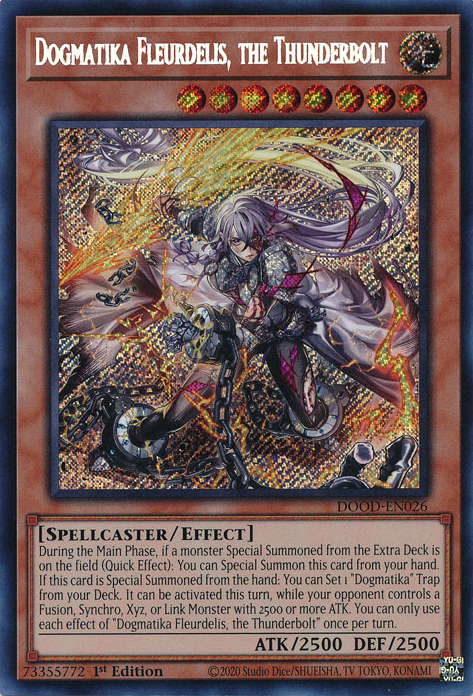 Dogmatika Fleurdelis, the Thunderbolt - DOOD-EN026 - Secret Rare  1