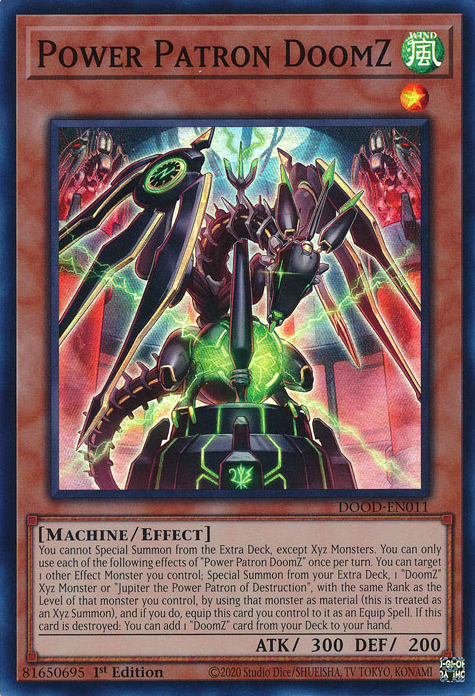 Power Patron DoomZ - DOOD-EN011 - Super Rare  1