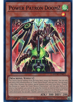 Power Patron DoomZ - DOOD-EN011 - Super Rare 