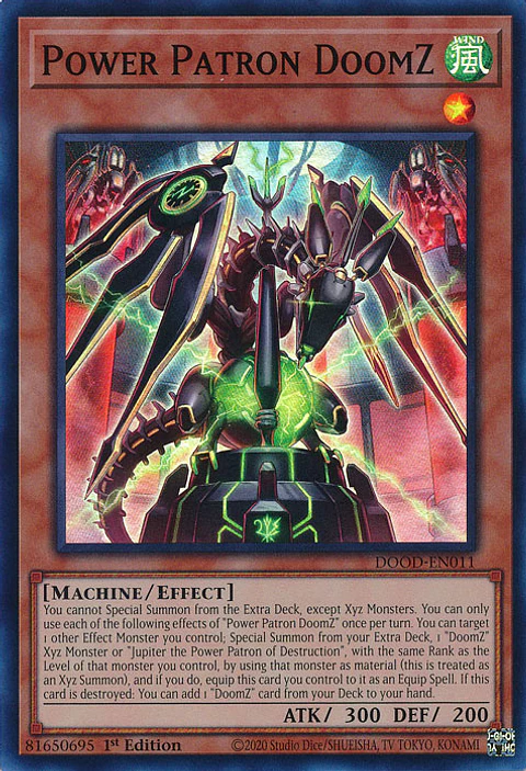 Power Patron DoomZ - DOOD-EN011 - Super Rare 