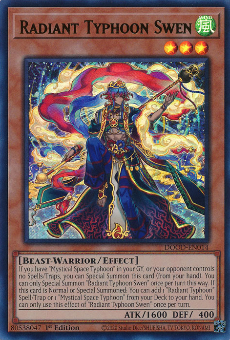 Radiant Typhoon Swen - DOOD-EN014 - Ultra Rare  1