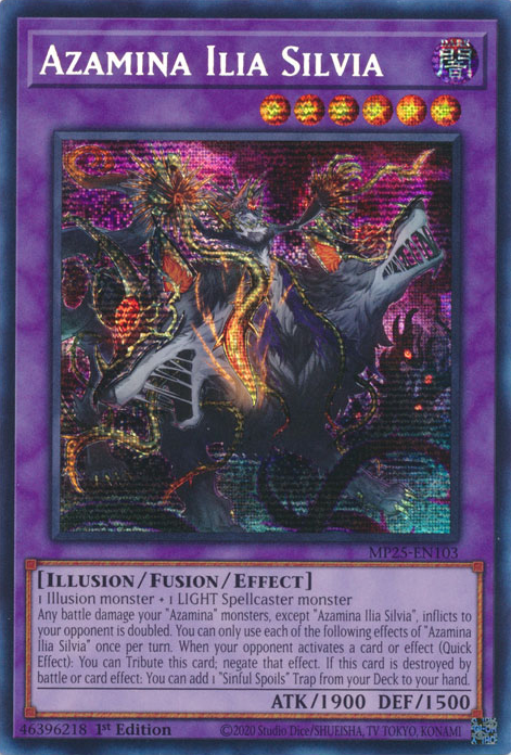 Azamina Ilia Silvia - MP25-EN103 - Prismatic Secret Rare 1