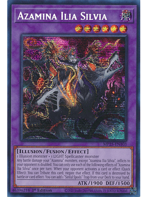 Azamina Ilia Silvia - MP25-EN103 - Prismatic Secret Rare