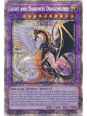 Light and Darkness Dragonlord - MP25-EN009 - Starlight Rare