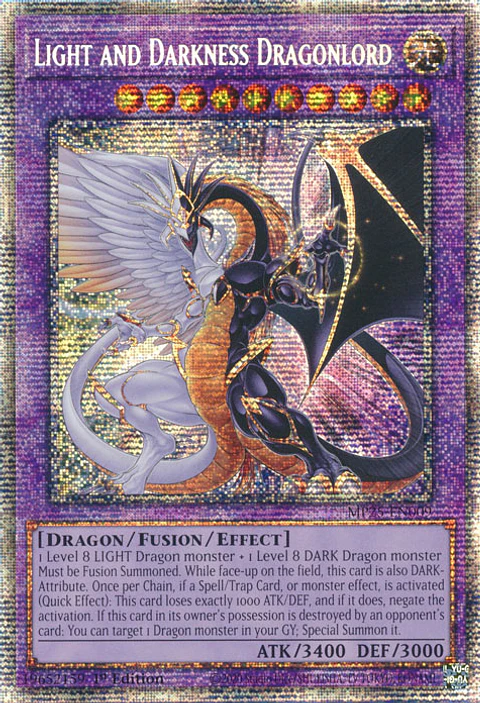 Light and Darkness Dragonlord - MP25-EN009 - Starlight Rare