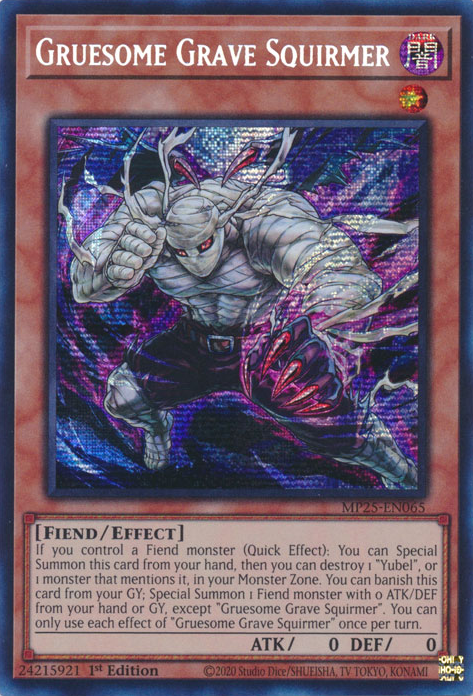 Gruesome Grave Squirmer - MP25-EN065 - Prismatic Secret Rare 1