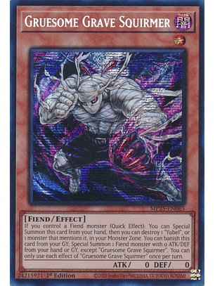 Gruesome Grave Squirmer - MP25-EN065 - Prismatic Secret Rare