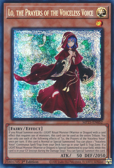 Lo, the Prayers of the Voiceless Voice - MP25-EN052 - Prismatic Secret Rare 1