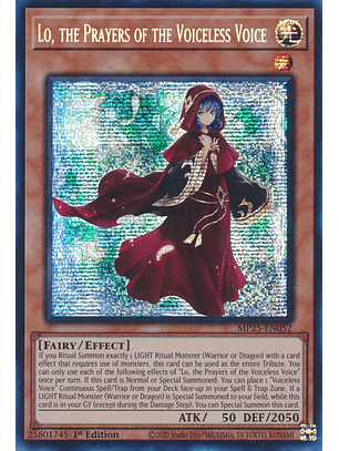 Lo, the Prayers of the Voiceless Voice - MP25-EN052 - Prismatic Secret Rare