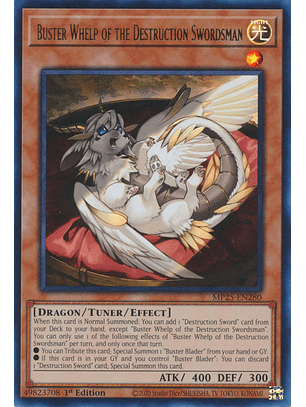 Buster Whelp of the Destruction Swordsman - MP25-EN280 - Ultra Rare 