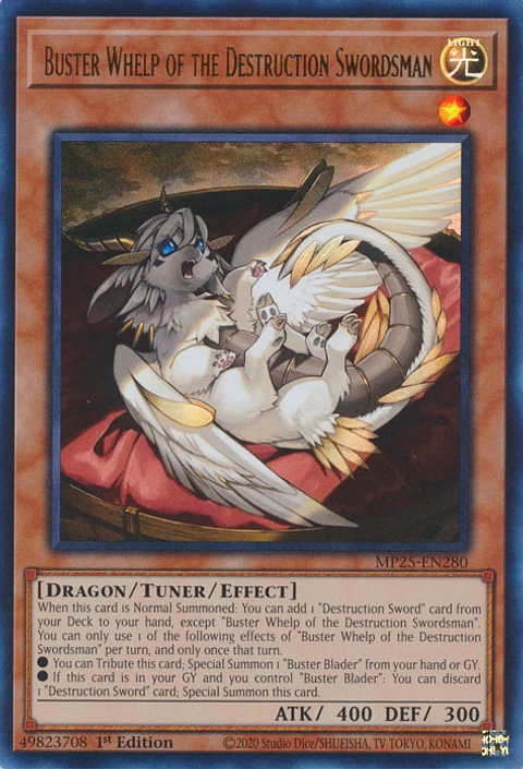 Buster Whelp of the Destruction Swordsman - MP25-EN280 - Ultra Rare 