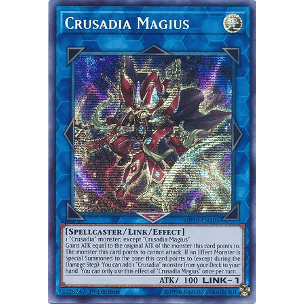 Crusadia Magius - MP19-EN105 - Prismatic Secret Rare
